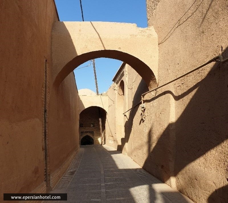 معماری کوچه های محله فهادان مشهد